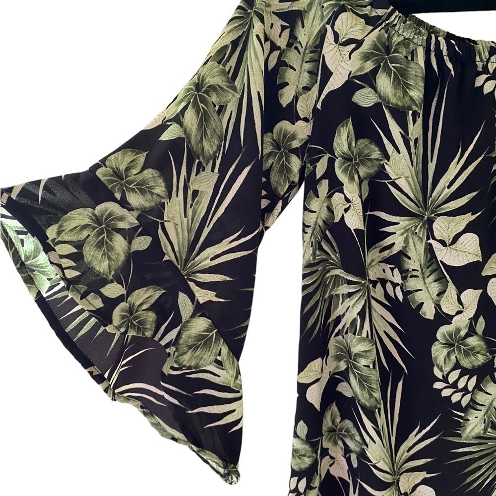 Bobeau tropical, print dress - Picture 3 of 3